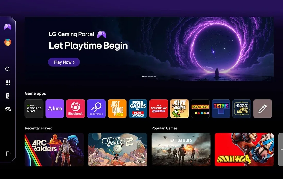 LG NANO Ai (NU86) 42 lg nano 4k uhd nu85 2026 feature 28 game experience lg gaming portal d