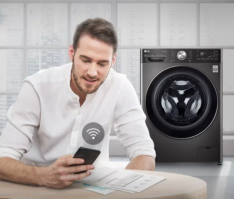 12kg Front-Load Washer 48 fv1413h2ba wm front load washer wm vivace v950 black 11 2 3 monitoring m