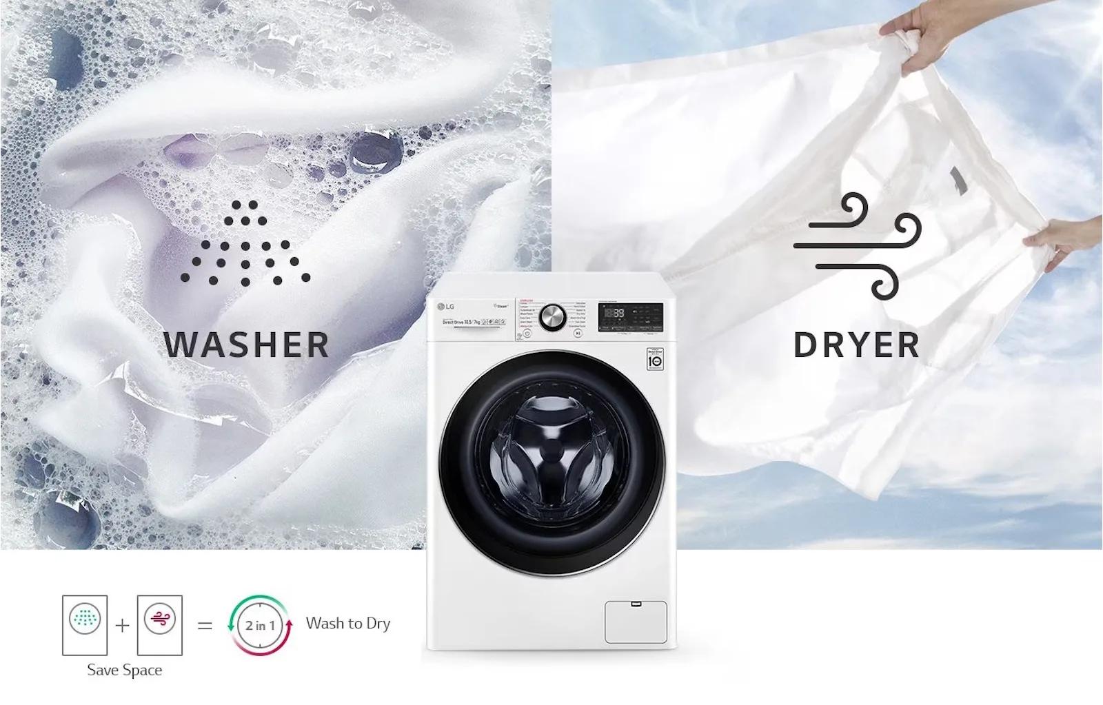 9/5kg Front-Load Washer Dryer 14 wd vivace v900 vc2 white 04 1 all in one desktop
