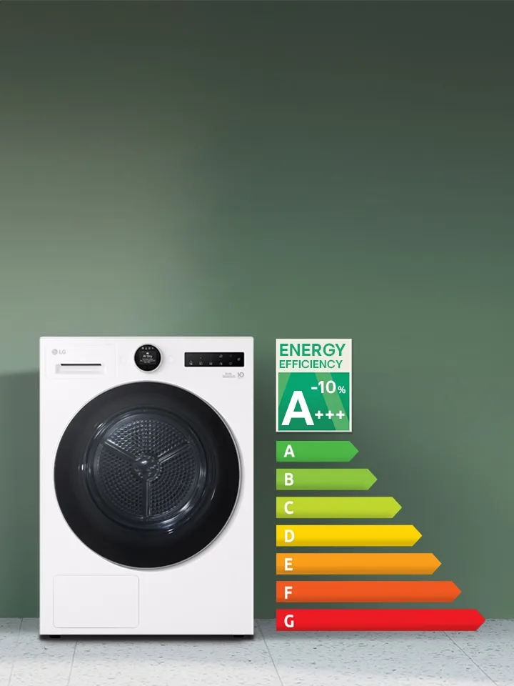 10kg Dual Heat Pump™ Dryer 21 dryer vx rh90x95v3n 2024 feature 03 1 energy efficiency m