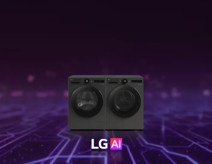 LG Ai Core Tech 9 ai appliances 2025 ai core tech laundry banner