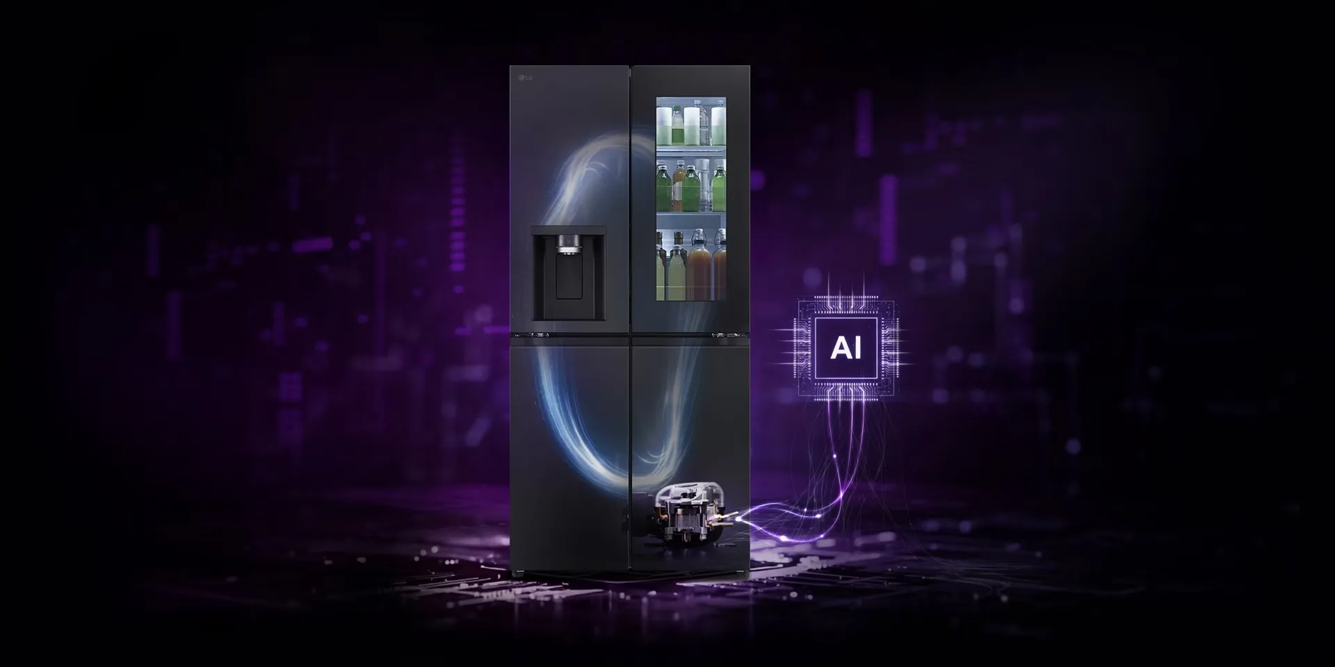 LG Ai Kitchen 9 ai kitchen appliances 2025 ai core tech refrigerator kv d