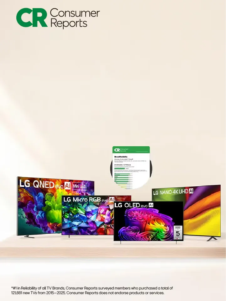 LG Reliability 18 2026 ms all tvs cr