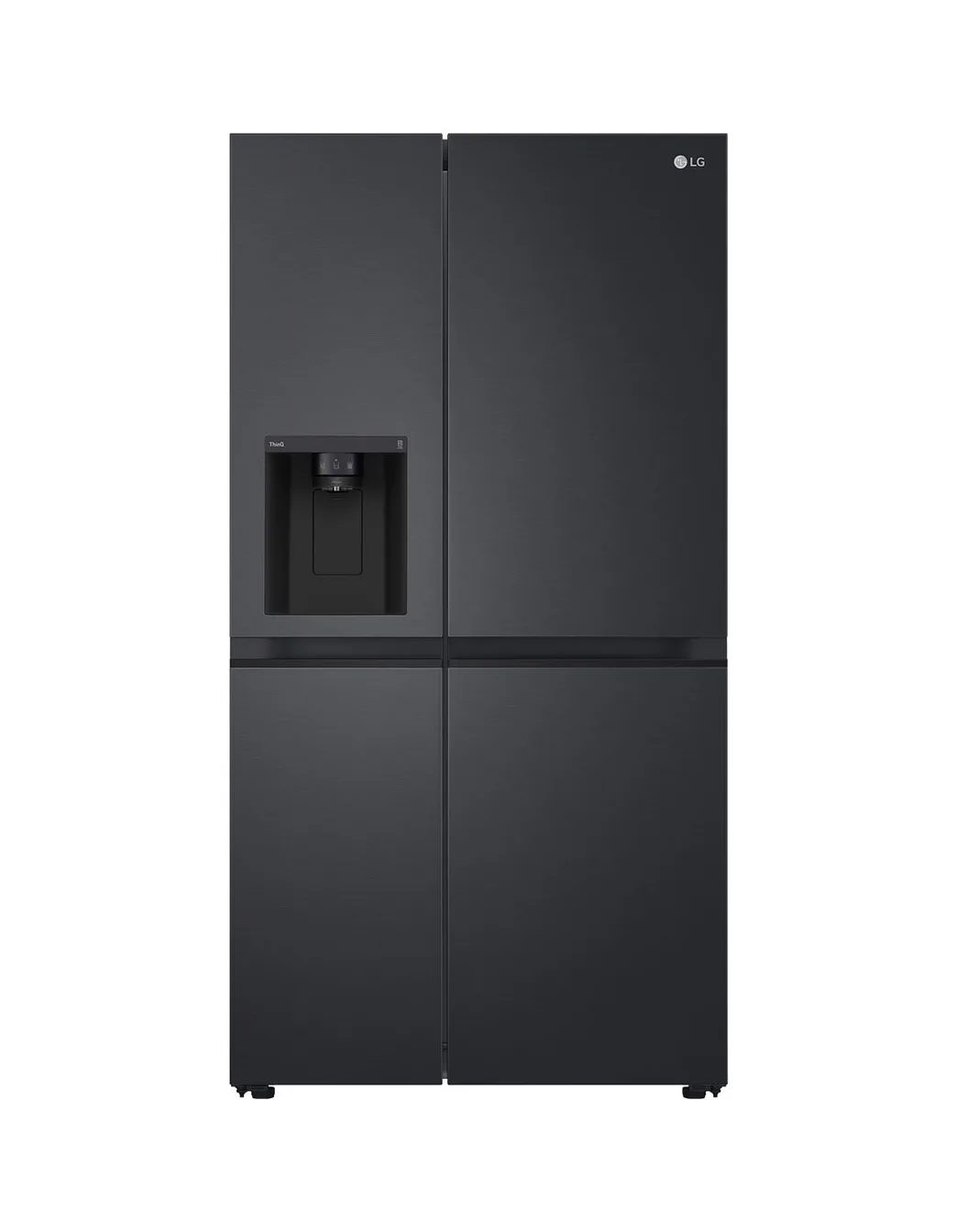 641L Side-by-Side 1 635L MATTE BLACK FRIDGE
