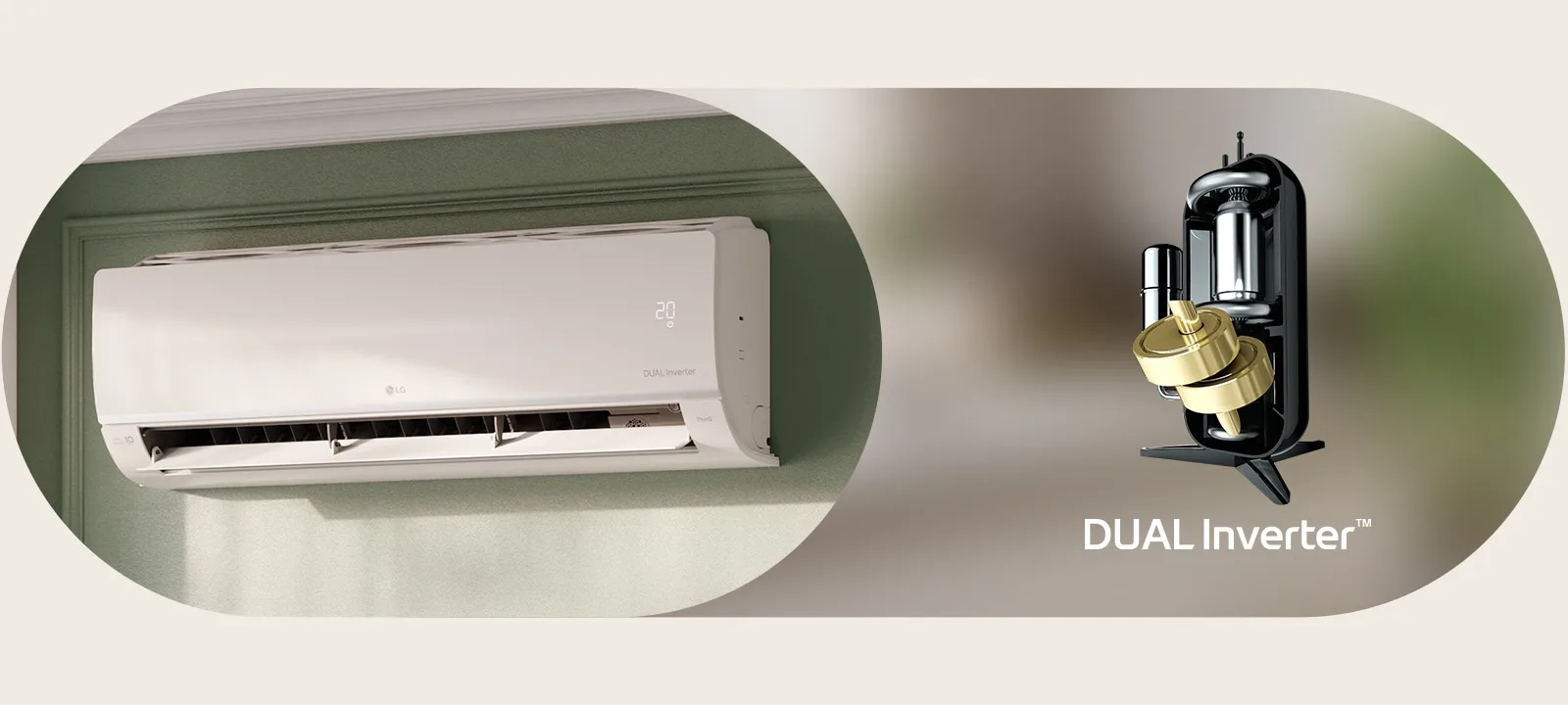 LG DUAL Inverter 1 ha core tech micro ac 04 d