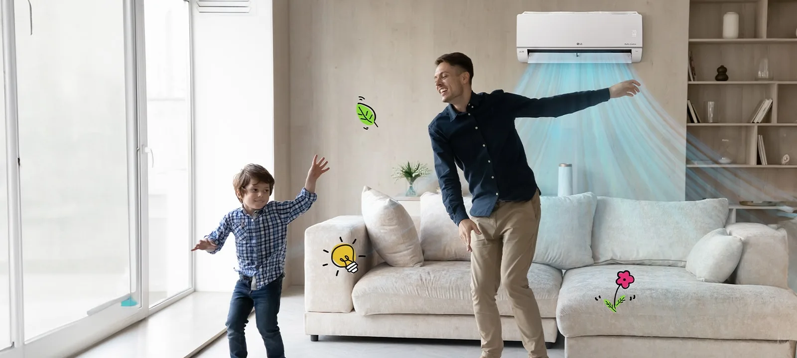 LG DUAL Inverter 9 ha core tech micro ac 21 d