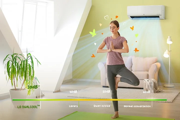 LG DUAL Inverter 12 ha core tech micro ac 26 m