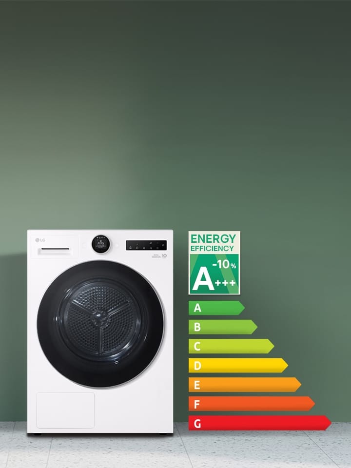 10kg Dual Heat Pump™ Dryer 25 dryer vx rh90x95v3n 2024 feature 03 1 energy efficiency m
