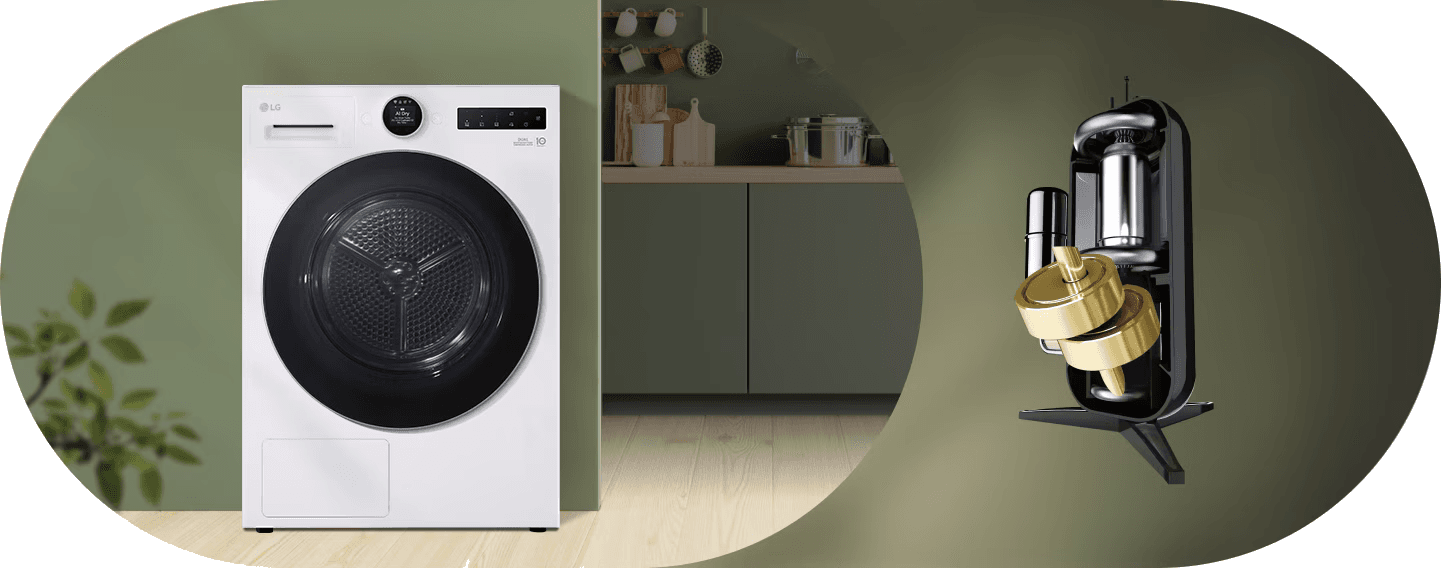 10kg Dual Heat Pump™ Dryer 27 dryer vx rh90x95v3n 2024 feature 04 2 dual inverter heat pump d