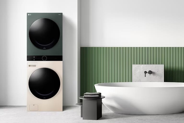 25/20kg Objet WashTower™ 18 wd it objet washtower gb heatpump 03 2 2 interior gallery bathroom