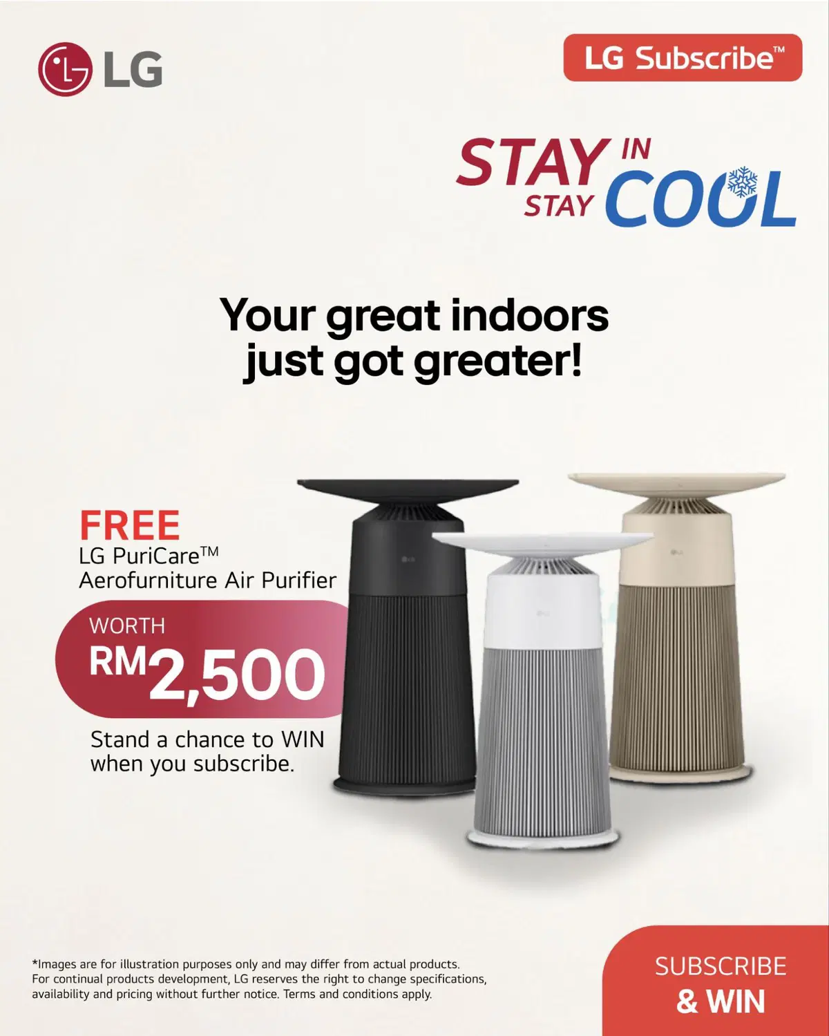 Hot Weather? No Worries. LG Subscribe™ Has The Perfect Cooling Solution For You 8 hot weather no worries lg subscribe has the perfect cooling solution for you 9