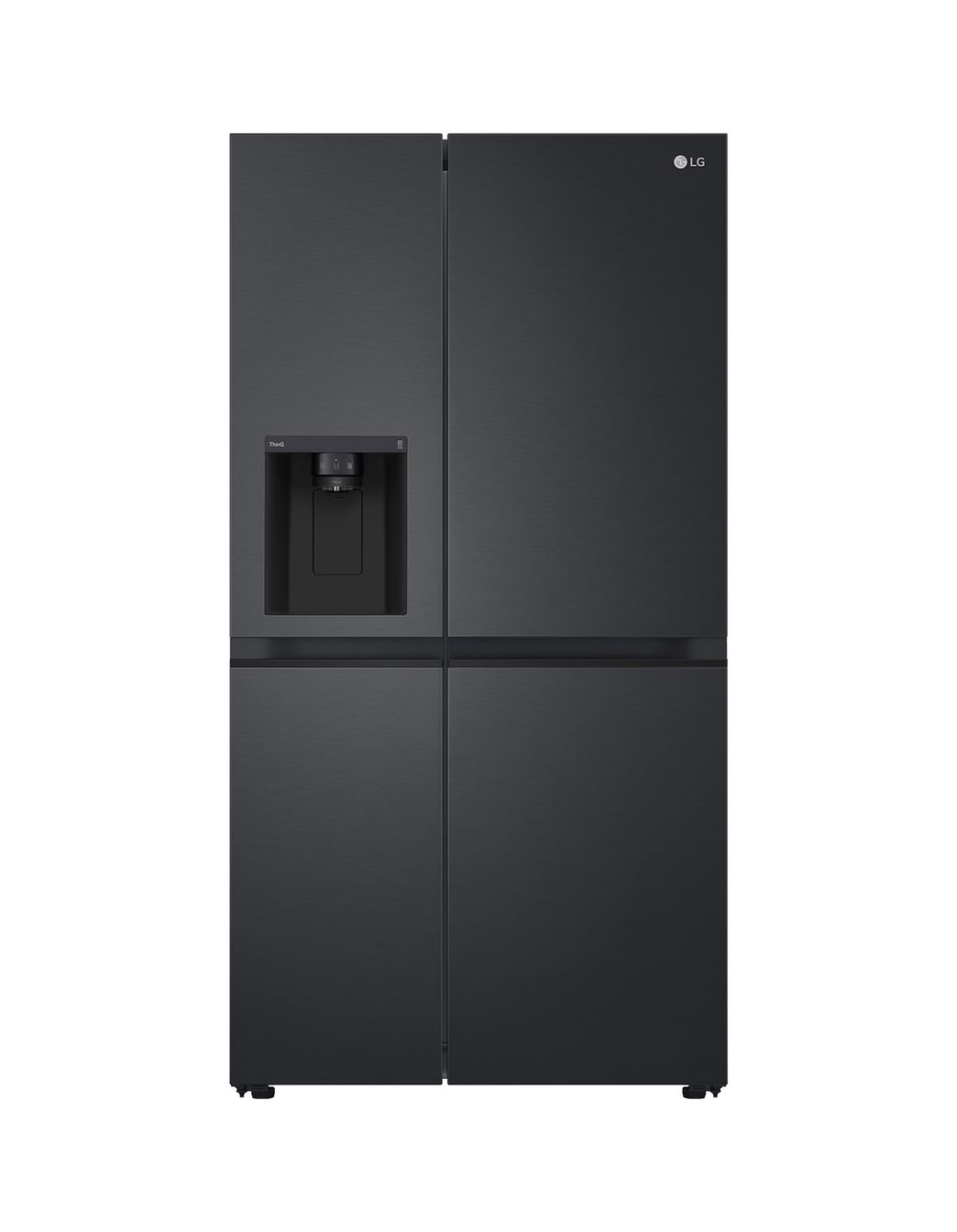 641L MATTE BLACK FRIDGE