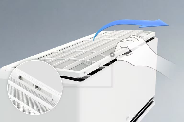 imageye lg single split inverter air conditioner s0 2026 s3nq120agzb feature 14 2 one touch filter