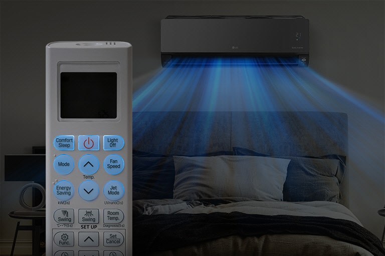 rac artcool 21 backlight remote control