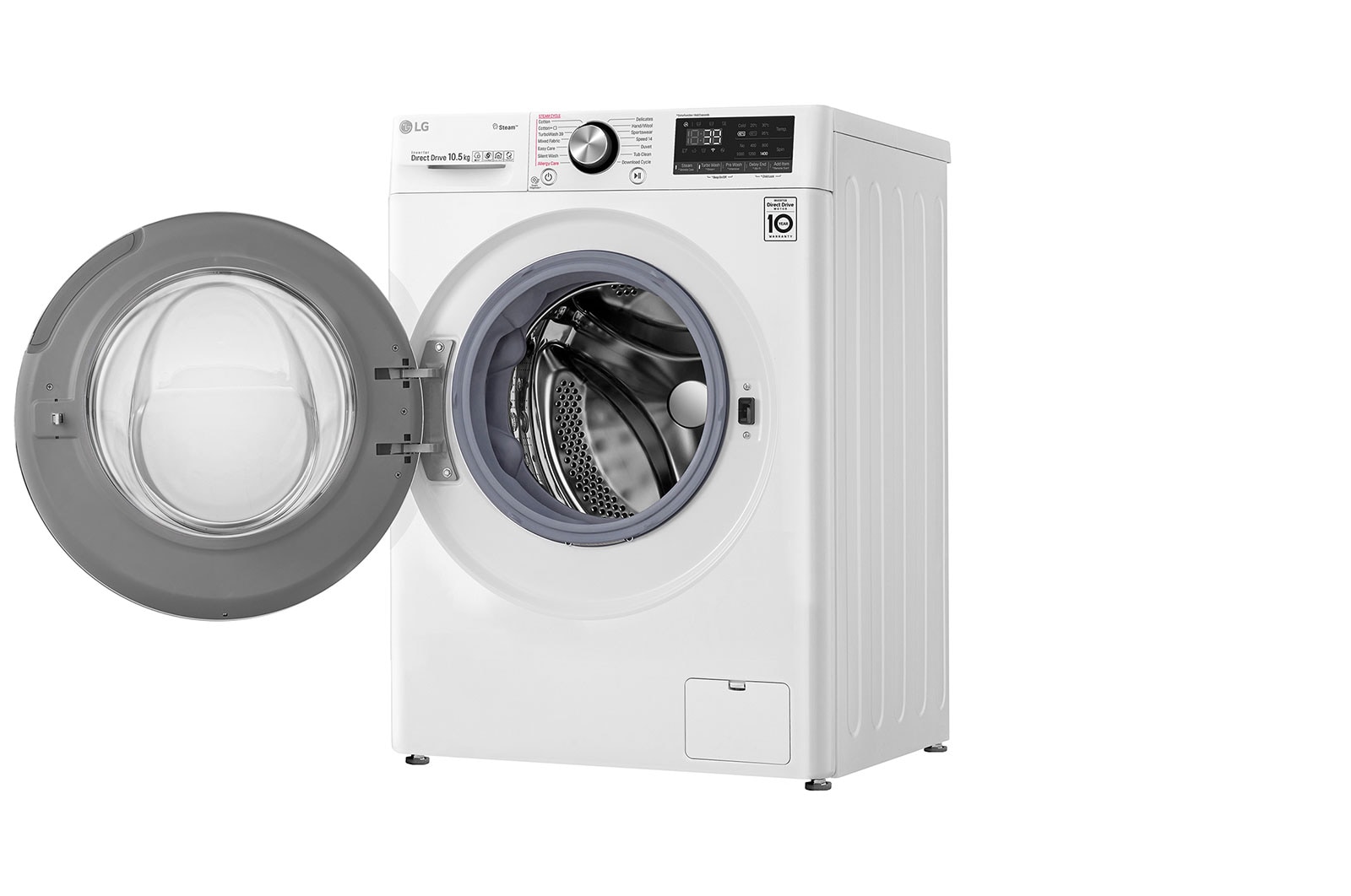 10.5kg Front-Load Washer 12 white 2 12
