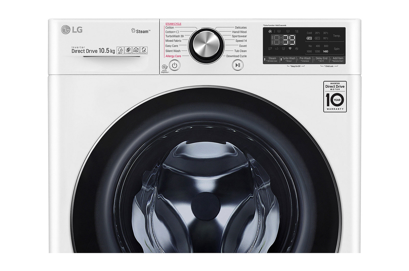 10.5kg Front-Load Washer 11 white 2 6